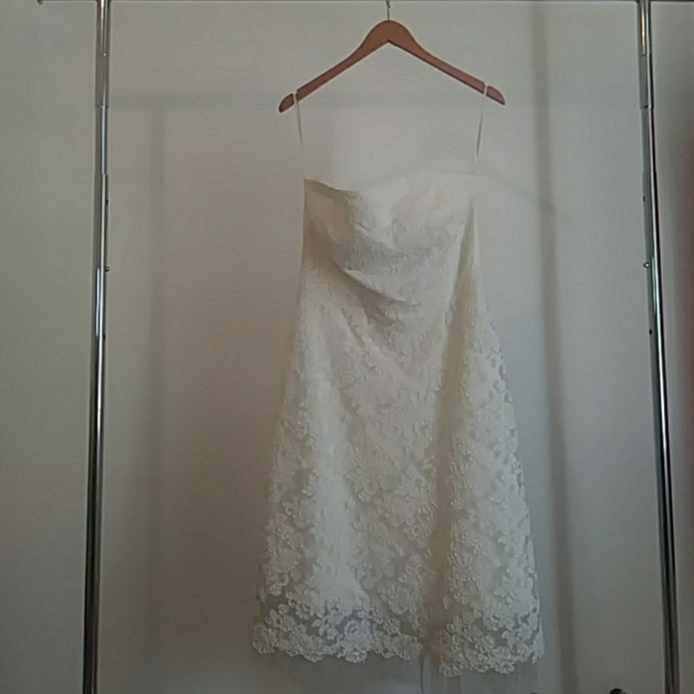 Strapless Off White Lace  Saeyoung Vu Couture